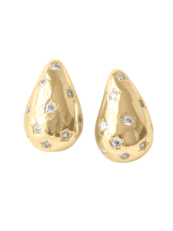 women fashion dangle earrings -Kline Dome Earring