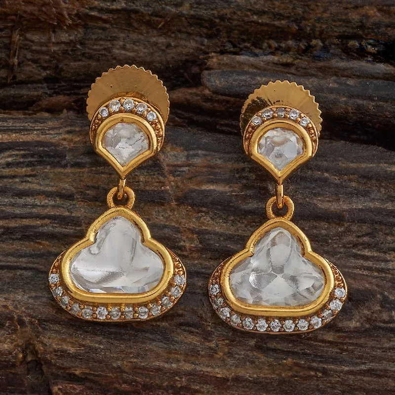 women fashion-forward earrings -Kundan Earring 177797