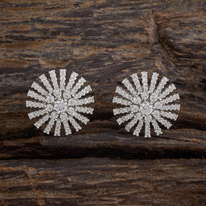 women luxury diamond earrings -Zircon Earring 178446