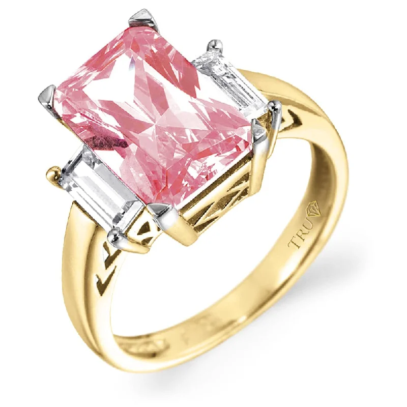 women promise rings -Pink Sensation Ring