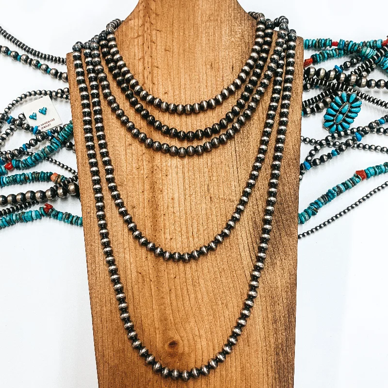 女士Necklaces长尾关键词 (100条)Navajo | Navajo Handmade 7mm Navajo Pearls Necklace | Varying Lengths