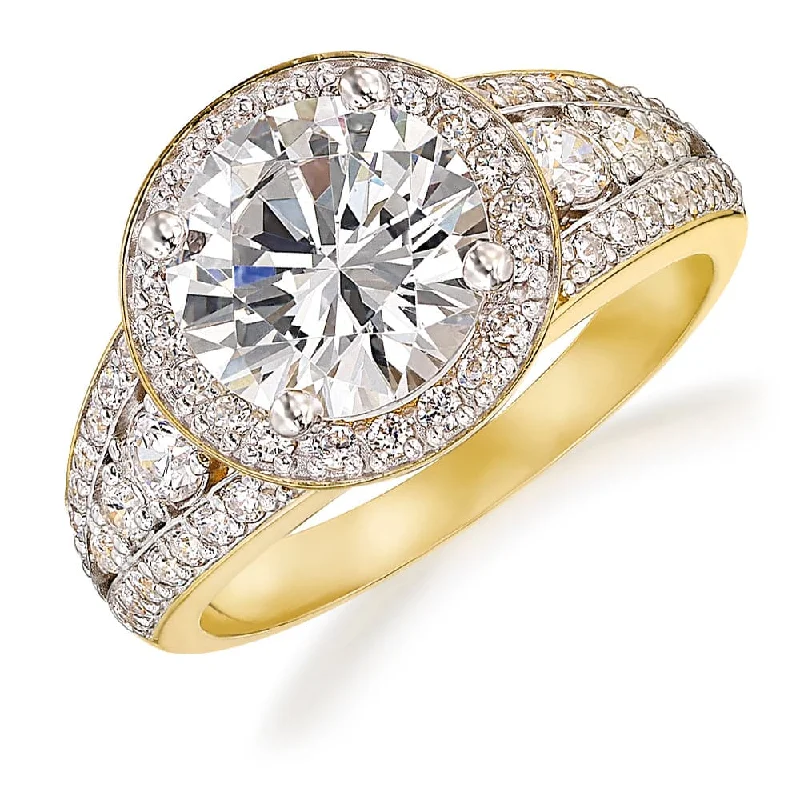 women diamond solitaire rings -Grand Cocktail Ring