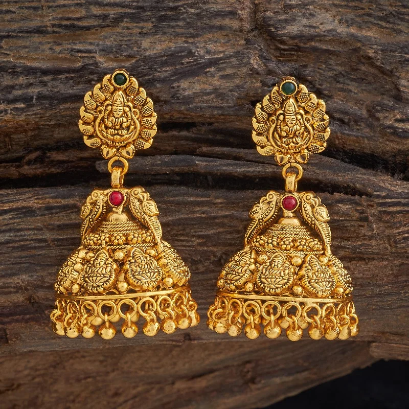 women dazzling earrings -Silver Temple Earring 179759