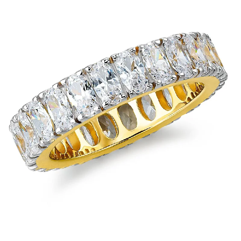 women diamond rings -5.5 ct. t.w. Oval Cut Eternity Ring