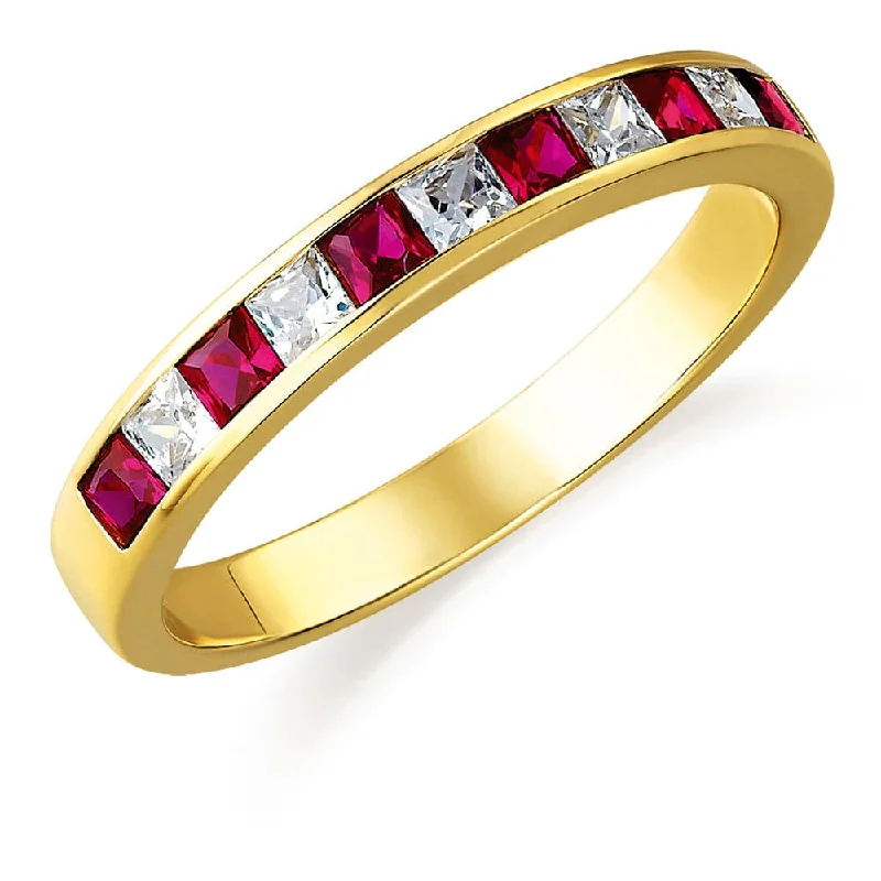 women wedding rings -Rhapsody in Red Ring