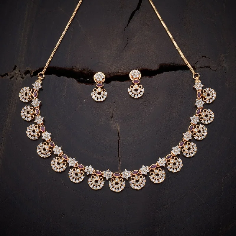 women bridal jewelry necklaces -Zircon Necklace 146680