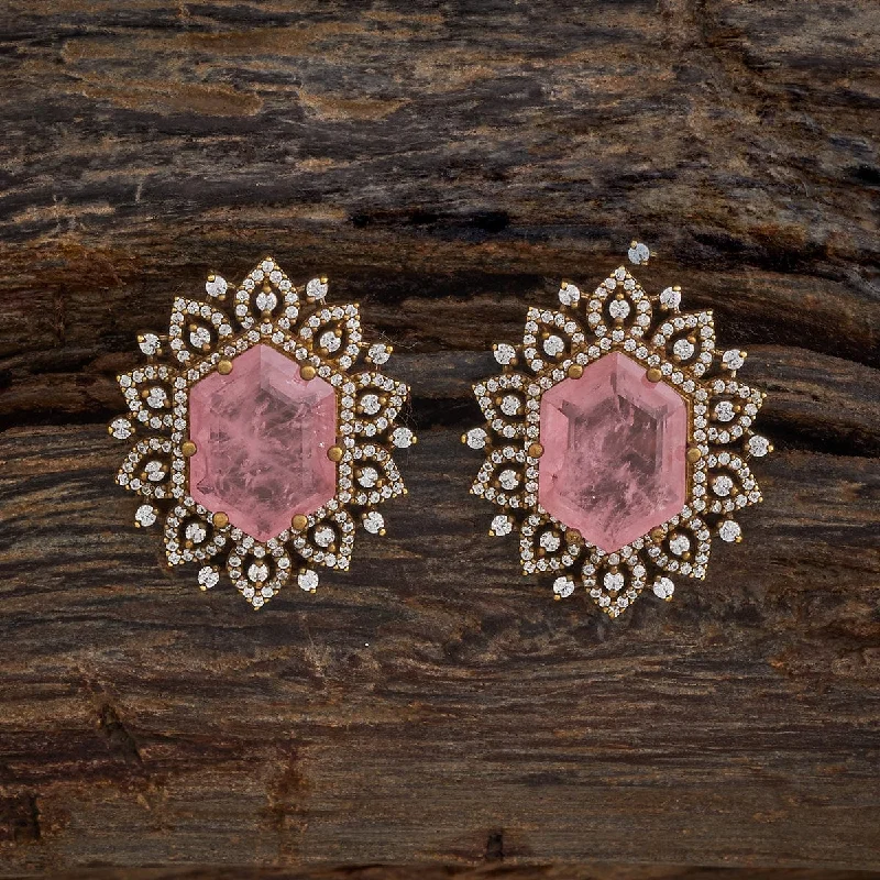 women high-end earrings -Zircon Earring 178457