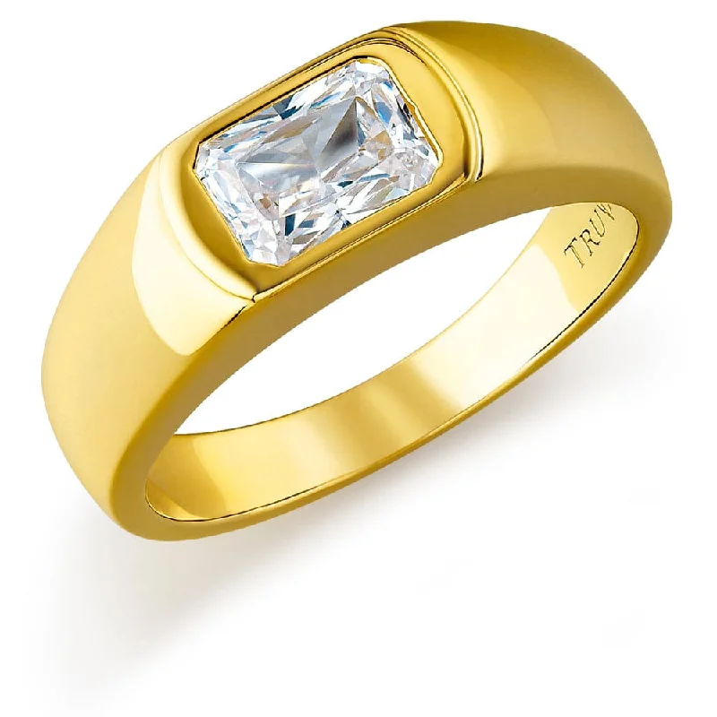 women contemporary rings -Le Mans Solitaire Ring