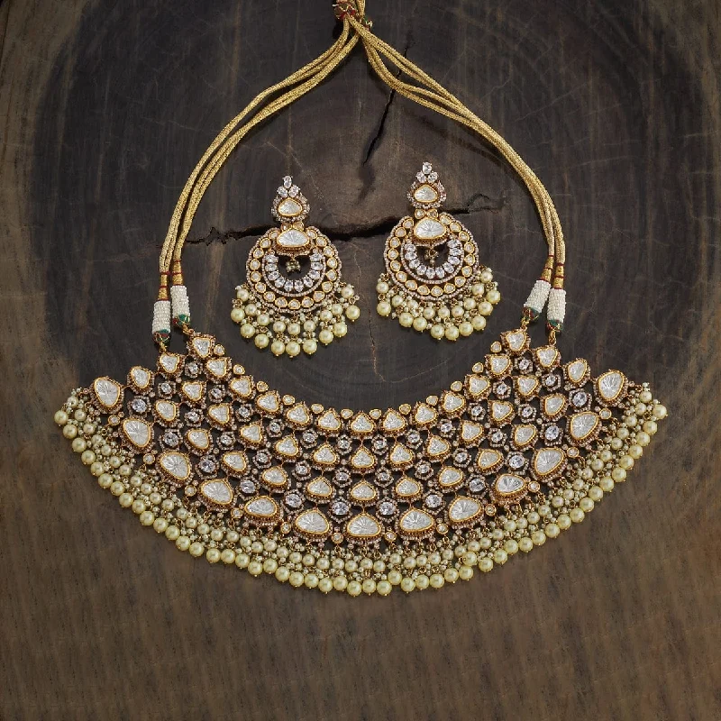 women fashion necklaces -Kundan Necklace 177783