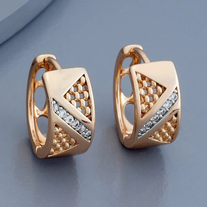 women gold stud earrings -Trendy Earring 179300