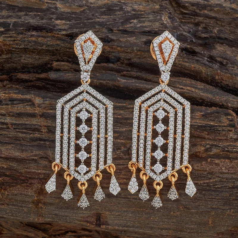 women long earrings -Zircon Earring 180334