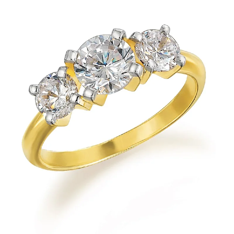 women engagement rings -2 ct. t.w. Dynamique Trilogy Ring