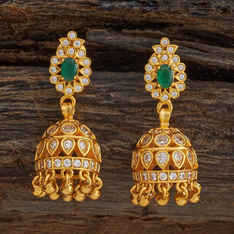 women affordable earrings -Silver Temple Earring 180407