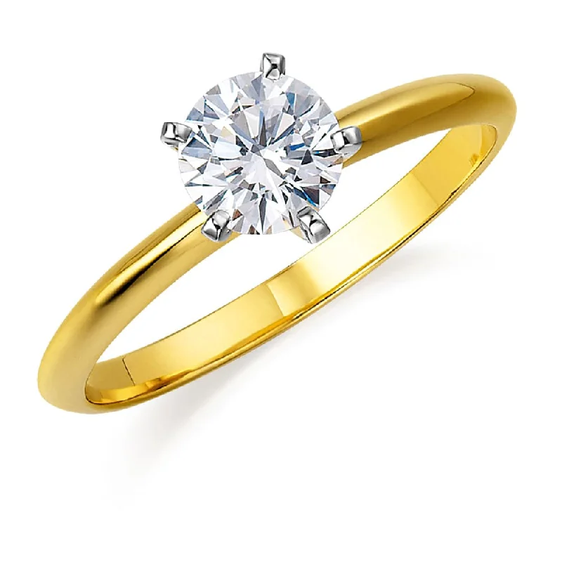 women cocktail rings -Ablaze Solitaire Ring