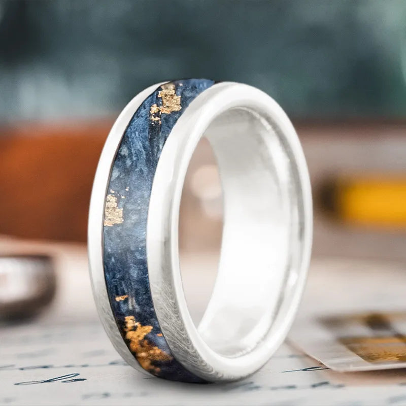 women personalized wedding rings -Custom Design - Single Inlay Ring WVQIbGsasIR2smODyBbjr3tL