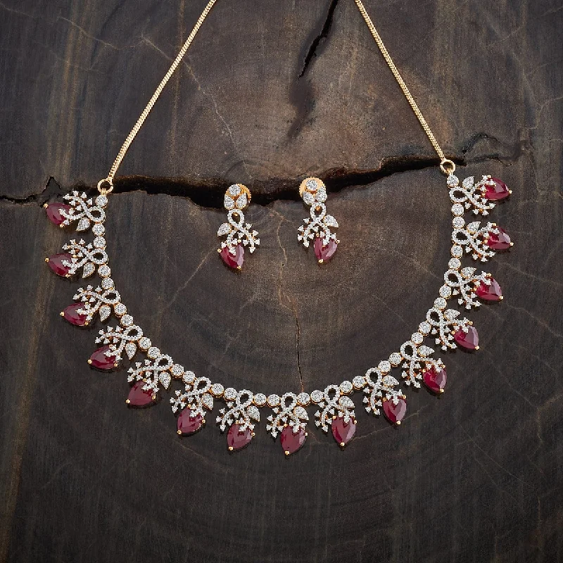 women handmade necklaces -Zircon Necklace 181535