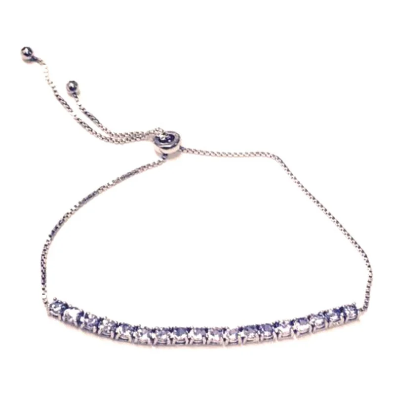 women bangle bracelets -925 Sterling Silver Tanzanite Bolo Bracelet