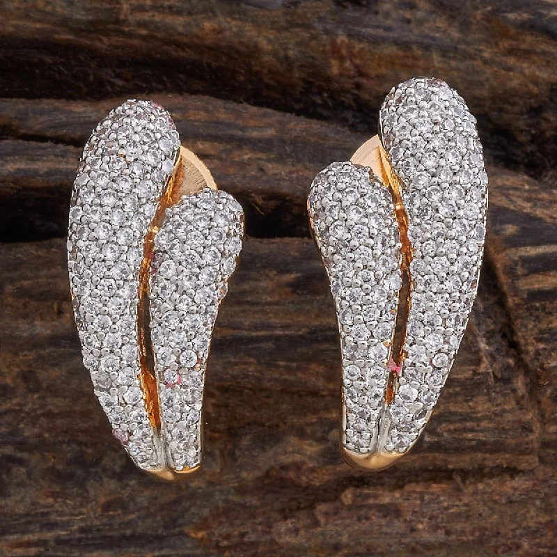 women pearl stud earrings -Zircon Earring 173725