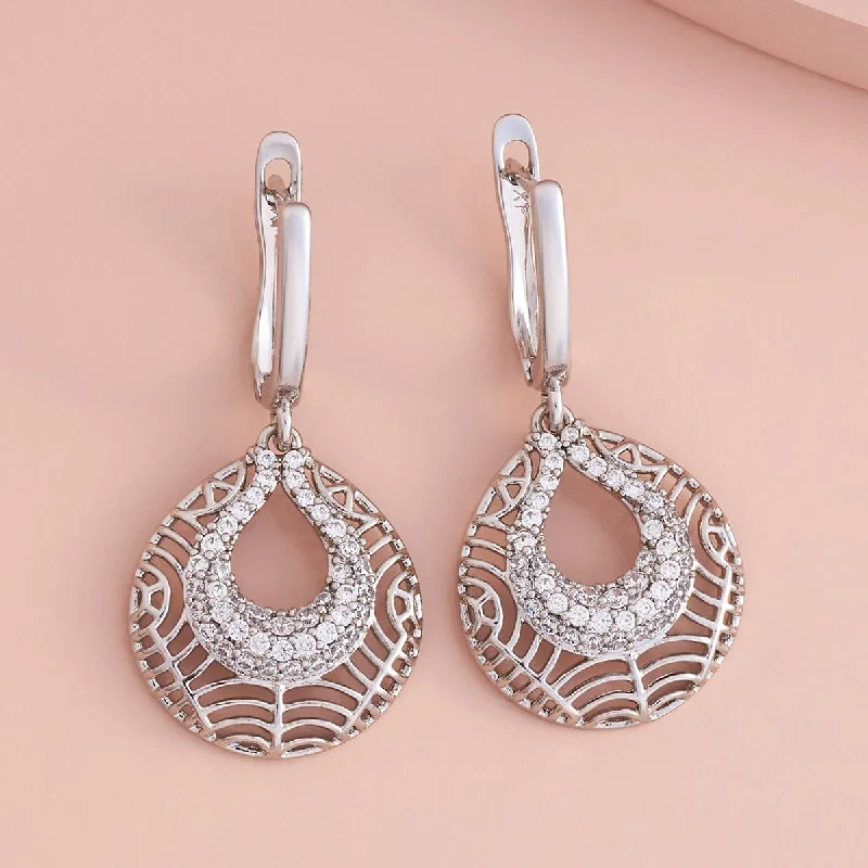 women heart-shaped earrings -Trendy Earring 179441