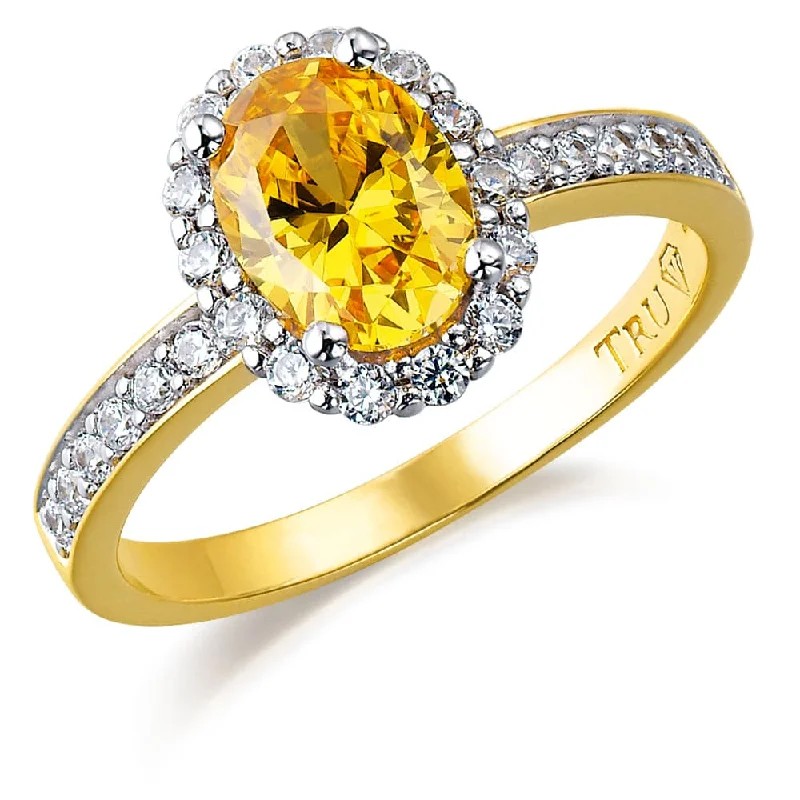 women stackable rings -Yellow Cincature Ring