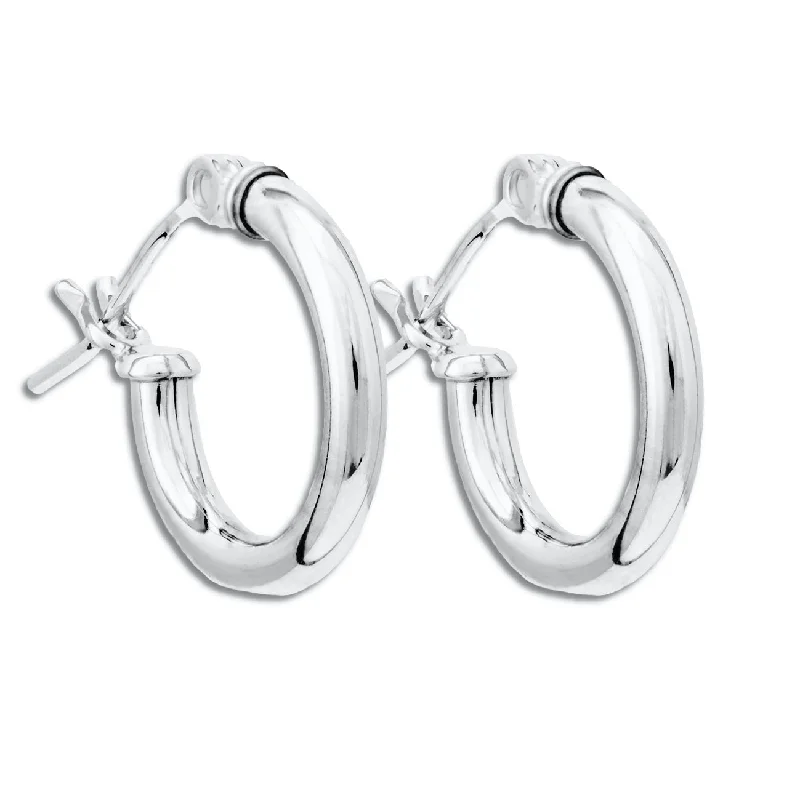 women eco-friendly earrings -Kiddie Kraft Sterling Silver Childrens Hoop Earrings