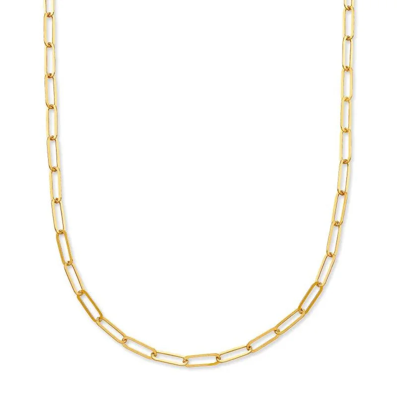 women long necklaces -Kendra Scott | Large Paperclip Chain Necklace in 18k Gold Vermeil