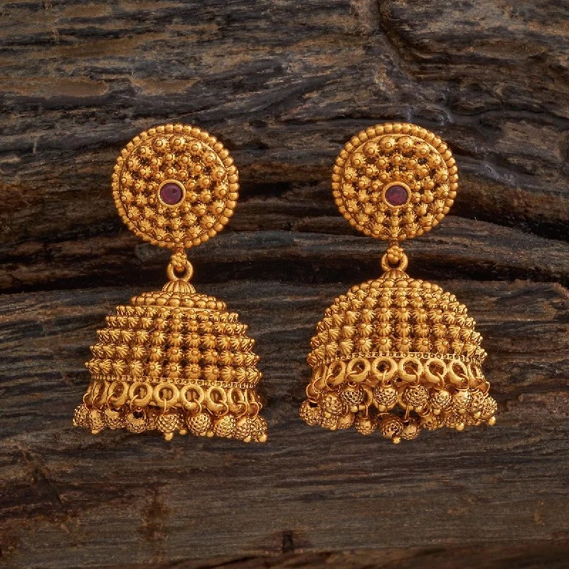 women gold dangle earrings -Antique Earring 172680