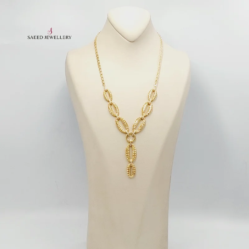 women eco-friendly necklaces -Engraved Turkish Necklace