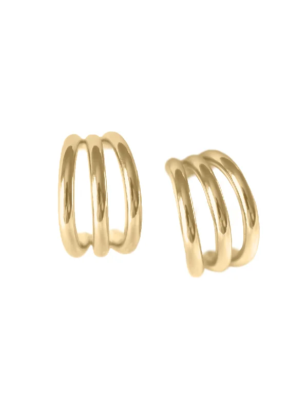 women gold earrings -Keera Earring