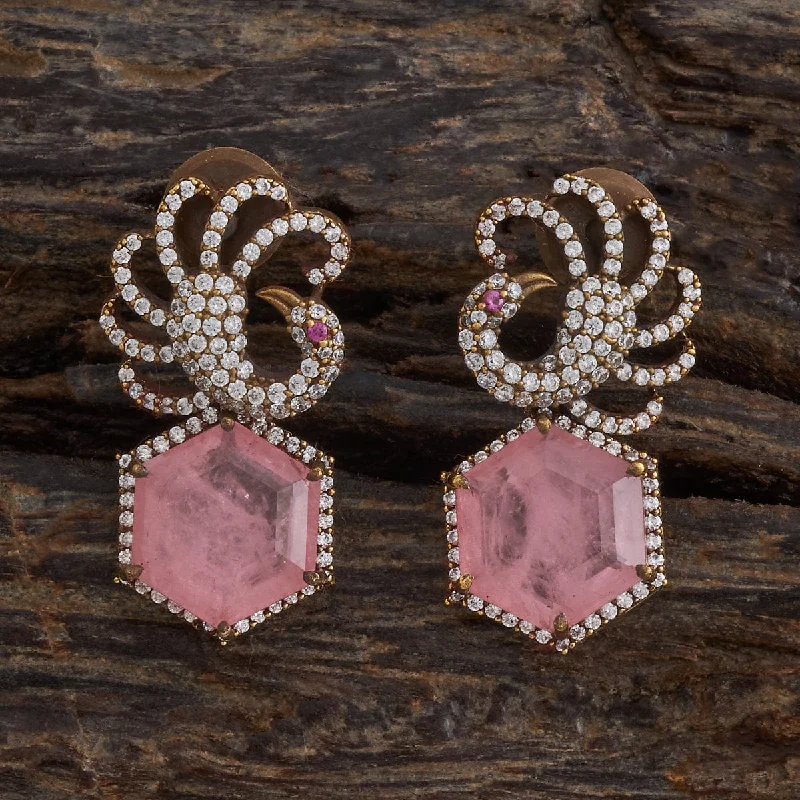 women eco-conscious earrings -Zircon Earring 178430