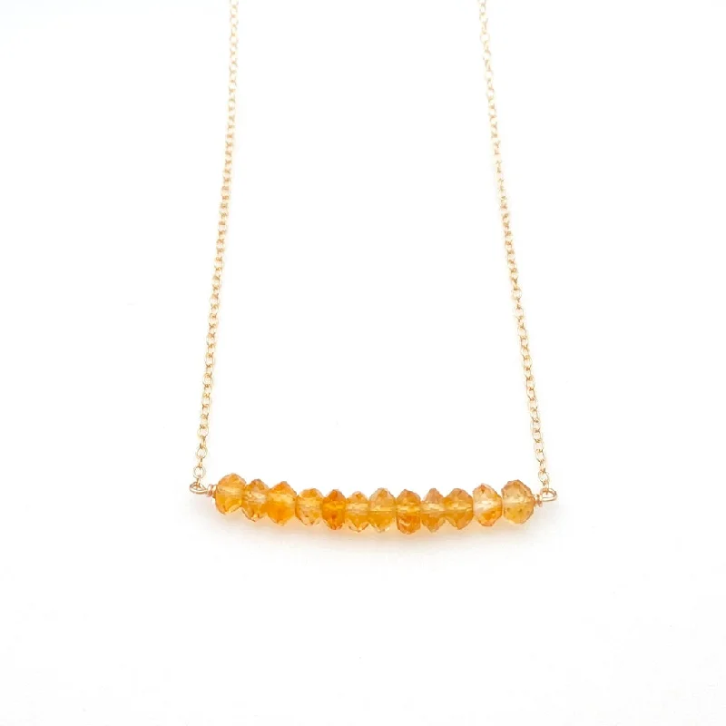 women luxury gold necklaces -November Birthstone - Branch Necklace