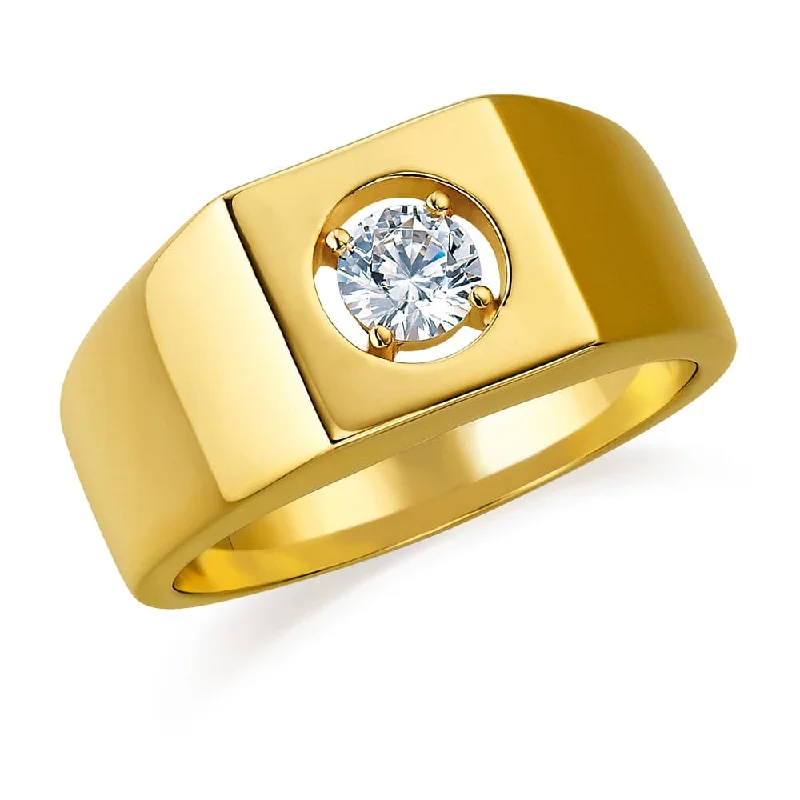 women cubic zirconia wedding rings -Posh Valiant Ring