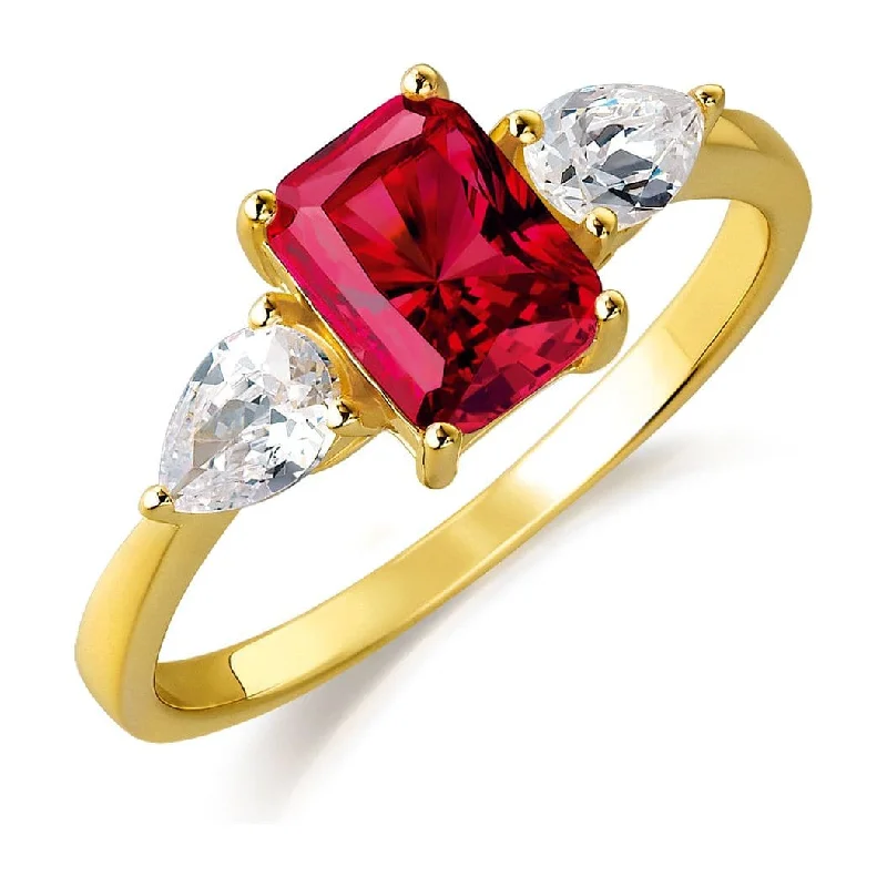 women bold rings -Ruby Inspiration Ring