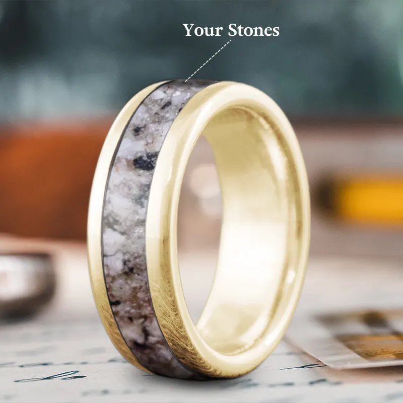 women fashion-forward rings -Custom Design - Single Inlay Ring YfDalqkiu9BR-cCW__HVtih0