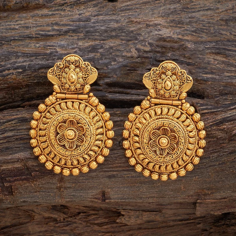 women minimalistic gold earrings -Antique Earring 181751