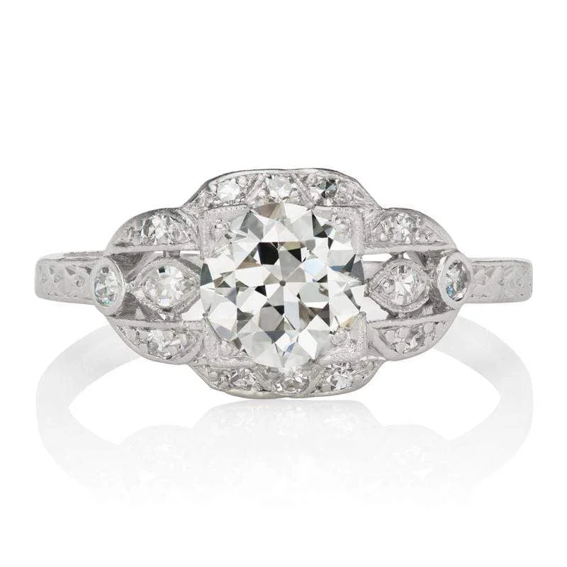 women engagement rings with diamonds -Apple