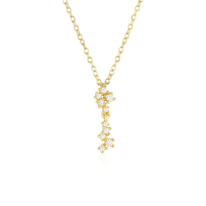 women wedding necklaces -Dylan Necklace Gold